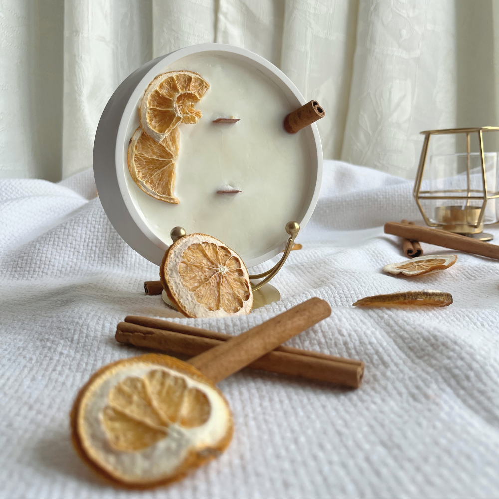 Vela de Canela y Naranja