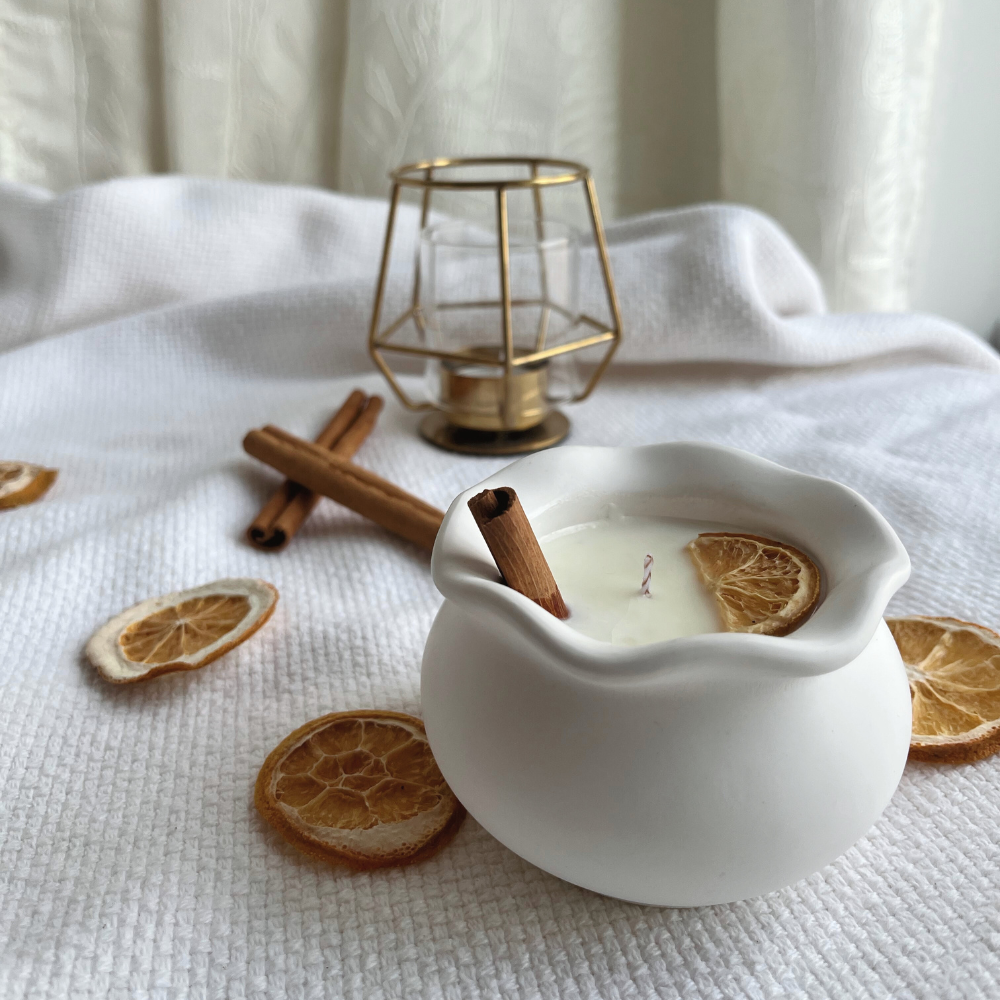 Vela de Canela y Naranja