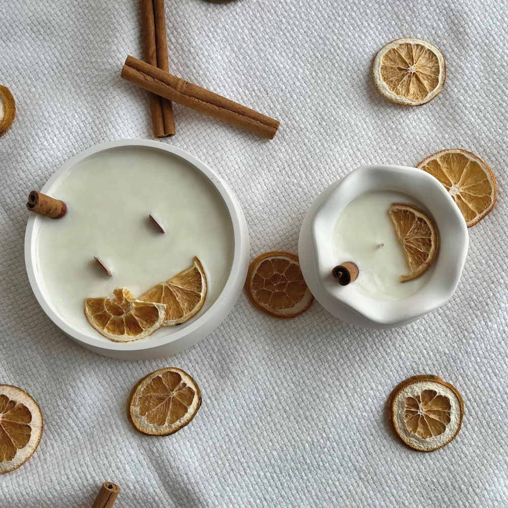 Vela de Canela y Naranja