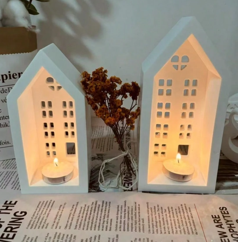 Casa para velas de Té