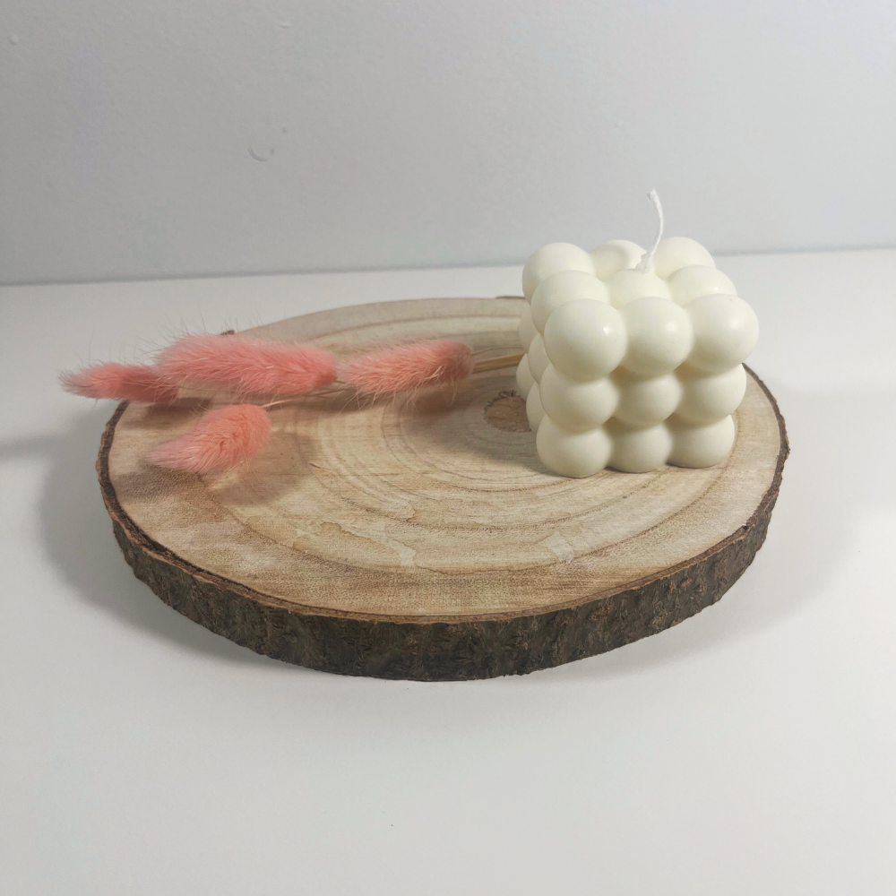 Vela Cubo de Burbujas